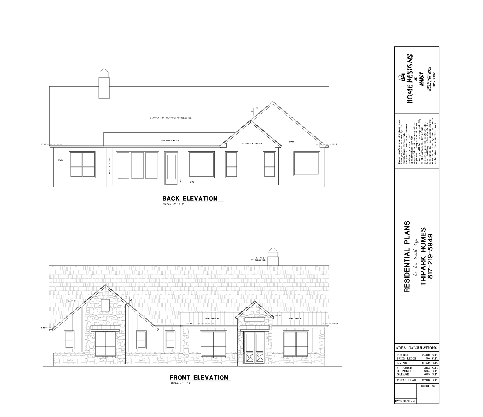 Floor Plan 01 - 8517 Bronco & 8409 Bronco