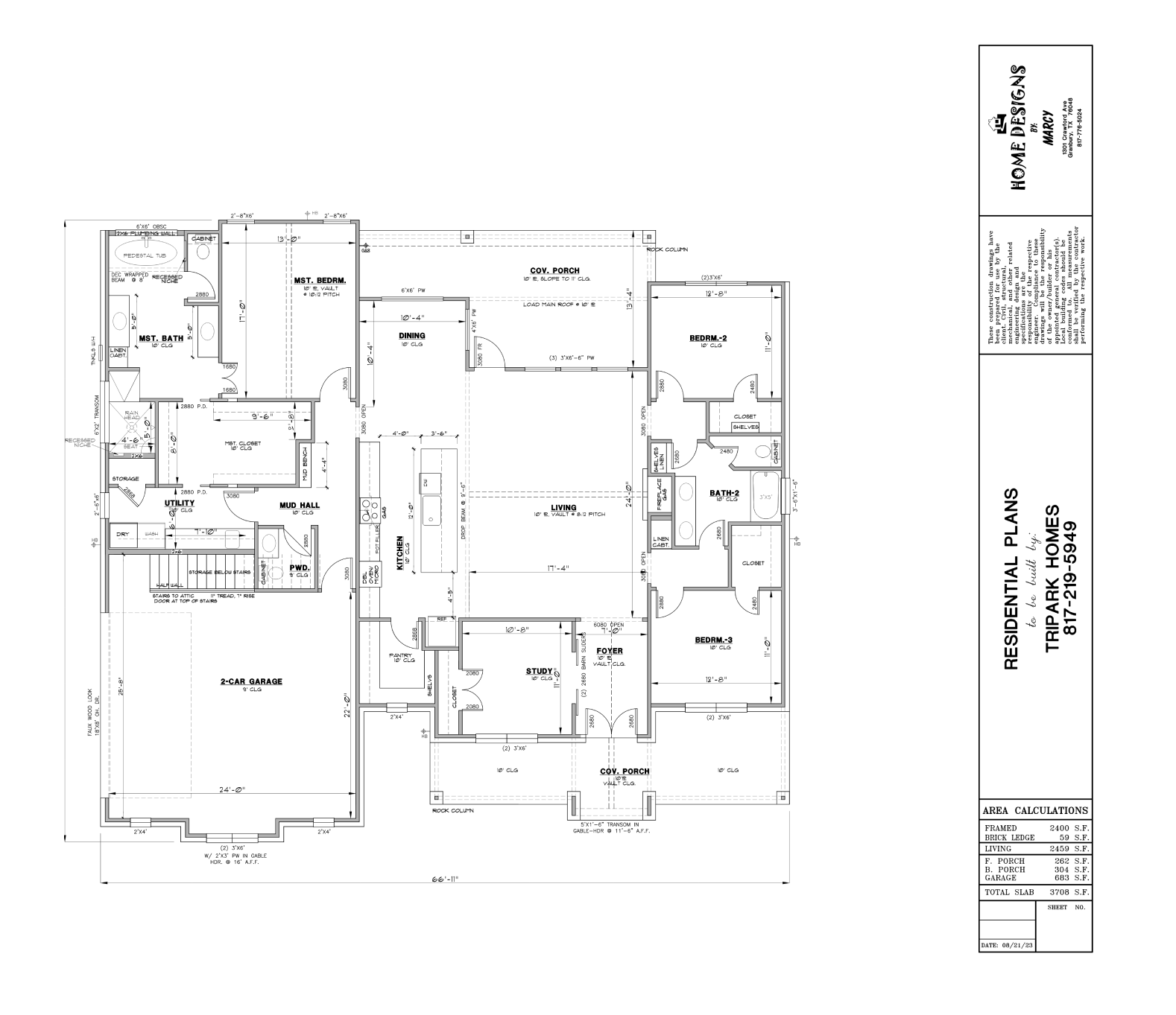 Floor Plan 03 - 8517 Bronco & 8409 Bronco