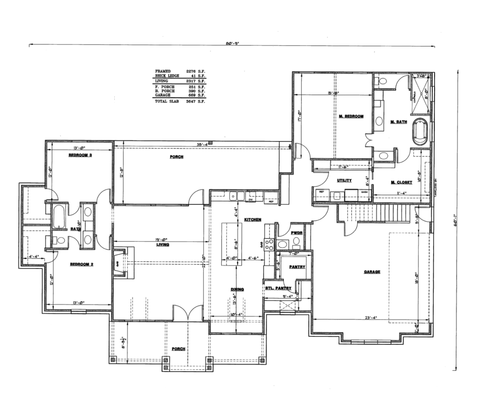 Floor Plan - 8500 Bronco